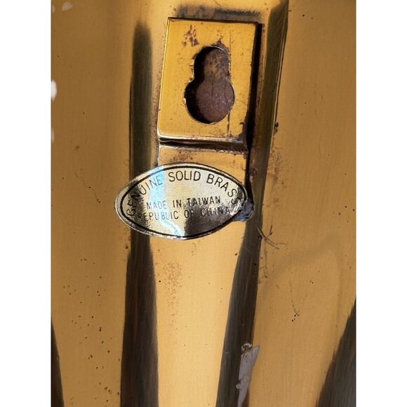 Vintage Genuine Solid Brass Wall Hanging Fans With Dragon Design - Picture 6 of 6